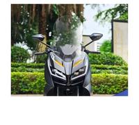 Parabrezza Moto Per ZONTES Per 368D 368 D Modifica Motocicletta Parabrezza Anteriore Alza E Allarga Parabrezza Protezione Intemperie Occhiali Con Staffa Parabrezza Moto Deflettore(Transparen 58cm)