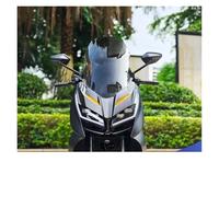 Parabrezza Moto Per ZONTES Per 368D 368 D Modifica Motocicletta Parabrezza Anteriore Alza E Allarga Parabrezza Protezione Intemperie Occhiali Con Staffa Parabrezza Moto Deflettore(Grey 48cm)