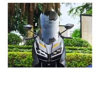 Parabrezza Moto Per ZONTES Per 368D 368 D Modifica Motocicletta Parabrezza Anteriore Alza E Allarga Parabrezza Protezione Intemperie Occhiali Con Staffa Parabrezza Moto Deflettore(Grey 58cm)