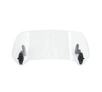 Parabrezza moto Prolunga Parabrezza Motociclette Spoiler Regolabile Deflettore A Pinza Per X-Adv 750 Cbf 600 XL1000 Per Africa Twin CTX700(Large - Transparent)