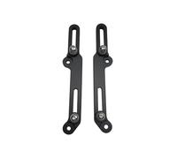 Parabrezza Moto Spoiler Adatto Per HONDA NC750X 2016-2019 Regolatori Parabrezza NC750X Flusso D'aria Parabrezza Regolabile Vento CUPOLINO VISIERA(Black)