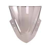 Parabrezza Moto Spoiler,DEFLETTORI ARIA Deflettori parabrezza per moto in plastica ABS a 4 colori, adatti per Kawasaki Ninja 250 300 2013-2017 Spoiler per parabrezza(Smoke)