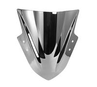 Parabrezza Moto Spoiler,DEFLETTORI ARIA Deflettori parabrezza per moto in plastica ABS a 4 colori, adatti per Kawasaki Ninja 250 300 2013-2017 Spoiler per parabrezza(Chrome)