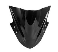 Parabrezza Moto Spoiler,DEFLETTORI ARIA Deflettori parabrezza per moto in plastica ABS a 4 colori, adatti per Kawasaki Ninja 250 300 2013-2017 Spoiler per parabrezza(Black)