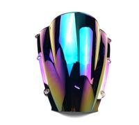 Parabrezza Moto Spoiler Per CBR 600 RR Per CBR600RR 2003 2004 Moto Dobule Bubble Parabrezza Parabrezza Visiera Spoiler Parabrezza Moto Deflettore(Lridium)