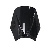 Parabrezza Moto Spoiler Per GUERRILLA 450 Per Guerrilla 450 Moto Custom Compact Sport Deflettore Del Vento Retro Parabrezza Universale Parabrezza Moto Deflettore(Nero)