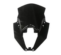 Parabrezza Moto Spoiler Per Kawasaki Per Ninja 650 Per EX650 ER-6F ER6F 2020 2021 2022 2023 Moto Double Bubble Parabrezza Deflettore Protezione Vento Schermo Parabrezza Moto Deflettore(Nero)