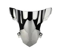 Parabrezza Moto Spoiler Per S1000RR Per S 1000 Per RR Per S-1000RR Per S1000-RR 2015-2018 Schermo Doppia Bolla Parabrezza Deflettore Protezione(Silver)