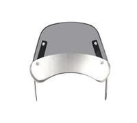 Parabrezza Moto Spoiler Per SUZUKI Per Wolf 250 Per ST250 8 Stili 6,5"-9,45" Parabrezza Per Faro Per Moto Deflettore Antivento Parabrezza Parabrezza Deflettore(Grey A style)