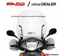 PARABREZZA ODT PARAMANI E ASTE PER HONDA SH ABS 300 2007 2010 FACO 22671