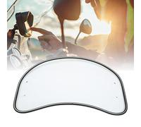 Parabrezza Ovale Per Moto, Parabrezza Anteriore Trasparente Spoiler Deflettore Aria Deflettore Scudo Universale Adatto Per La Maggior Parte delle Moto, Auto Elettriche E Scooter(Colore trasparente)