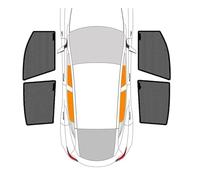 parabrezza pannello parasole Per Dodge Per Caricatore Per Base 2006 2007 2008 2009 2010 Finestra Automobile Parasole Tenda Magnetica Maglia Parabrezza Anteriore(Front Rear -4Pcs)
