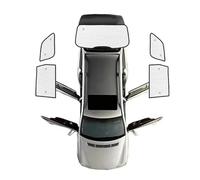 parabrezza pannello parasole Per Jeep Per Grand Per Cherokee Per WK2 2011-2021 Alette Parasole Auto Finestre Laterali Copertura(Rear sunshades)