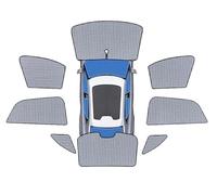 parabrezza pannello parasole Per Vw Per Id.4 Per Crozz Per Id4 Per 2020-2026 Auto Copertura Parasole Pad Finestrini Laterali Visiere(Silver 8PCS)