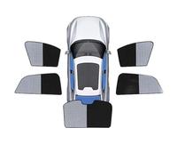 parabrezza pannello parasole Per VW Per Sharan Per 7N 2010-2022 Copertura Auto Tende Sole Tenda Finestra Pads Laterali Coperture(Silver Black 5PCS)