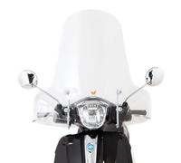 PARABREZZA PARA VENTO PIAGGIO LIBERTY RST 2016-2020 TRASPARENTE CON ATTACCHI