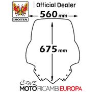 PARABREZZA PARA VENTO YAMAHA X-MAX 125 2013 TRASPARENTE CON KIT STAFFE