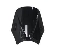 parabrezza Parabrezza Moto Coperture Faro Rotondo Moto Strada Parabrezza Anteriore Deflettore Per CB650R CB1000R CB125R(Nero)