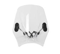 parabrezza Parabrezza Moto Coperture Faro Rotondo Moto Strada Parabrezza Anteriore Deflettore Per CB650R CB1000R CB125R(Transparent)