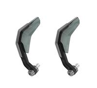 Parabrezza Paramani Mani Protecter Protezioni Universali Antivento Manubrio 7/8" Protezione Leva Freno Moto Manopole(Titanium color)