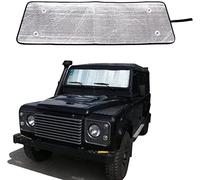 Parabrezza parasole auto pieghevole UV Ray Riflettore Auto Anteriore Finestra & Full-Window Glass Parasole per LR Defender 90 110 2004-2022 (per Defender 2004-2018, parasole anteriore in vetro)