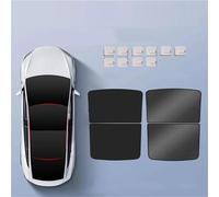 Parabrezza Parasole Parasole Per Tettuccio In Vetro Per Tesla Per Model 3 Highland 2025, Parasole Anteriore E Posteriore, Con Coperture Riflettenti Per Tettuccio(Nero)