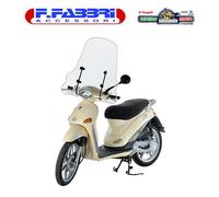 Parabrezza Paravento Alto Completo Di Attacchi Fabbri Piaggio Liberty 50 2002