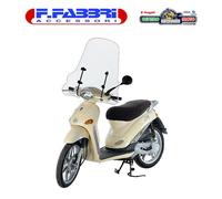 Parabrezza Paravento Alto Completo Di Attacchi Fabbri Piaggio Liberty 50 2005