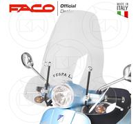 PARABREZZA PARAVENTO ALTO FACO + ATTACCHI PIAGGIO VESPA LX 50-125-150 2009 2010