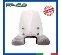 Parabrezza Paravento Completo di Attacchi Per PEUGEOT TWEET 50 125 150 RS DD 4T