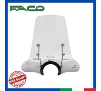 Parabrezza Paravento Completo di Attacchi per PEUGEOT VIVACITY 50 100 125 2T 4T