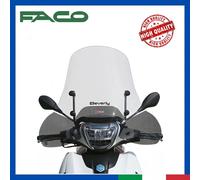 Parabrezza Paravento Completo di Attacchi per PIAGGIO BEVERLY HPE 300 400 FACO