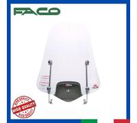 Parabrezza Paravento Completo di Attacchi per PIAGGIO LIBERTY 50 PTT POSTE 2T 4T