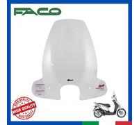 Parabrezza Paravento Completo di Attacchi per PIAGGIO LIBERTY I-GET 50 125 150