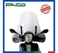 Parabrezza Paravento Completo di Attacchi per PIAGGIO MEDLEY 125 150 FACO 23421