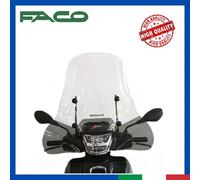 Parabrezza Paravento Completo di Attacchi per PIAGGIO MEDLEY I GET 125 150 FACO