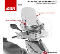 PARABREZZA PARAVENTO CON ATTACCHI GIVI KYMCO AGILITY 300 R16 2019 2020 2021 2023