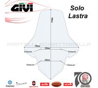 Parabrezza Paravento Givi SOLO LASTRA Sym Joymax Z Z+ Cruisym Joyride 300 >20...