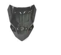 Parabrezza Paravento PER KAWASAKI Per Z500 Per SE 2024-2025 Parabrezza Per Motocicletta Protezione Carenatura Anteriore Schermo Deflettore Antivento Cupolino Spoiler(Carbon fiber pattern)