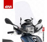 Givi 7057A Parabrezza trasparente 49x66 cm per Piaggio - Kymco