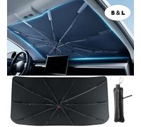 parabrezza per auto parasole ombrello pieghevole copertura della finestra anteriore protezione dal calore blocco raggi UV Solare Bloccare e
