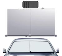 Parabrezza per auto | Tende a avvolgimento automatico | Tende interne per auto contro i riflessi del sole, il calore e i raggi UV per la maggior parte delle tende avvolgibili