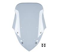 Parabrezza per carenatura anteriore moto compatibile con X-MAX 300 XMAX300 X MAX300 XMAX-300 2017-2022 Deflettore del Parabrezza Protezione per zanzariera (Fumo Grigio)