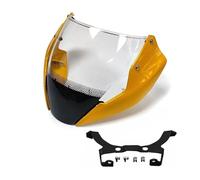 Parabrezza Per DUCATI Per Monster 797 821 1200S 2014-2016 Parabrezza Deflettore Fumi Con Staffa Viti Di Montaggio Deflettori Vento(Yellow)