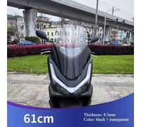 Parabrezza Per HONDA PCX160 PCX125 Moto PCX 61CM Nero Trasparente