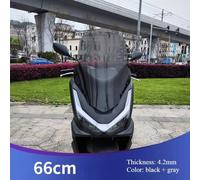Parabrezza Per HONDA PCX160 PCX125 Moto PCX 66CM Nero Grigio