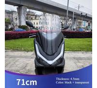 Parabrezza Per HONDA PCX160 PCX125 Moto PCX 71CM Nero Trasparente