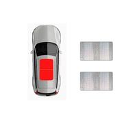 Parabrezza Per Jetour X70 Per Plus 2018~2025 2020 2021 Parasole Per Tettuccio Panoramico Per Auto, 2X, Con Scudo Termico, Parasole Anti-UV Parasole per Parabrezza(Argento)