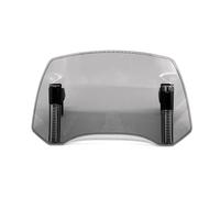 Parabrezza Per Kymco Agility 125 Downtown 2017 Spoiler Deflettore Aria Parabrezza Regolabile Universale Moto PARAVENTO(Gray)