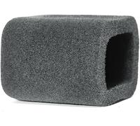 Parabrezza per microfono in schiuma, per microfono USB Fifine AM8, riduce il rumore del vento, leggera copertura in schiuma per live streaming (grigio)